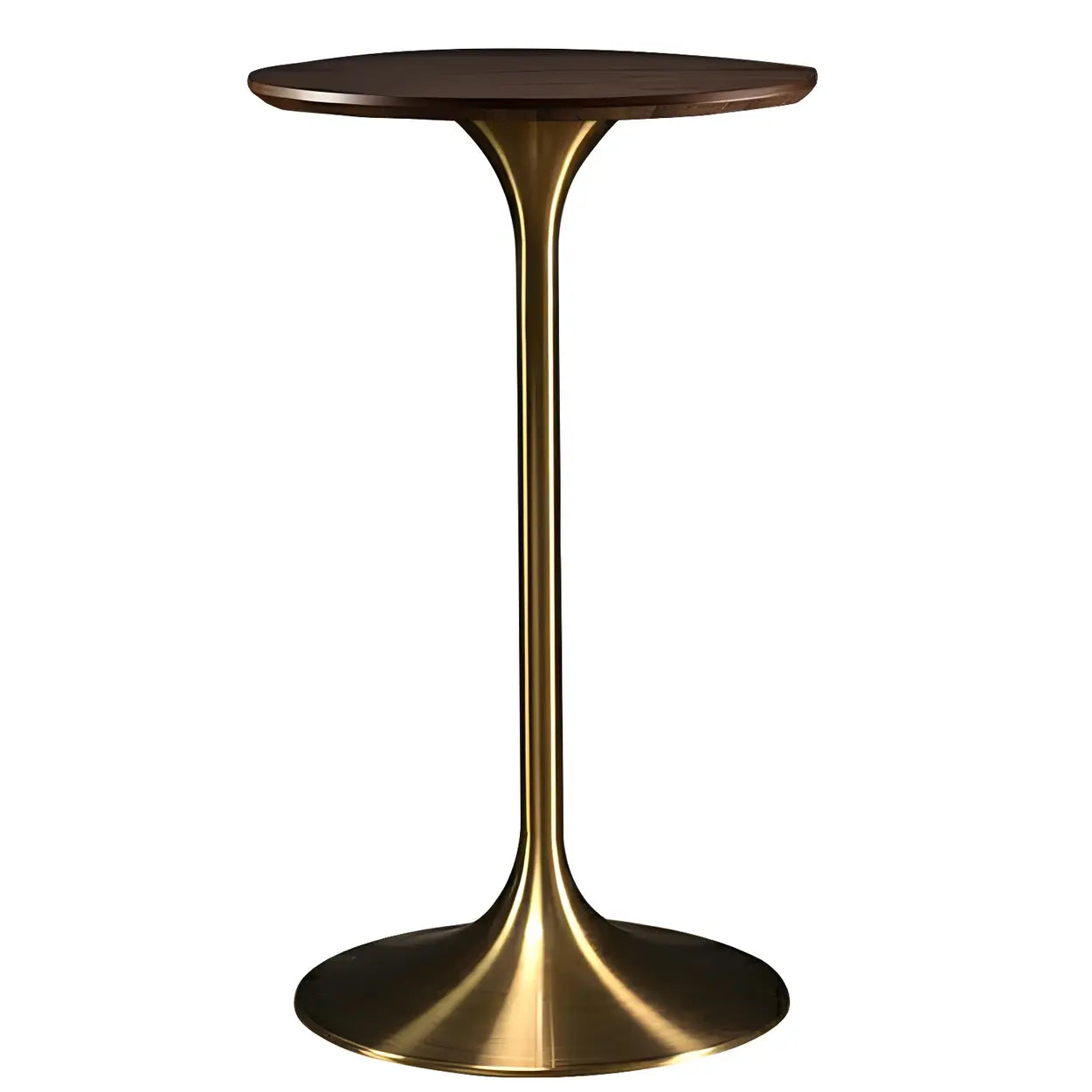 Minimalist Small Round Pedestal Bar Table