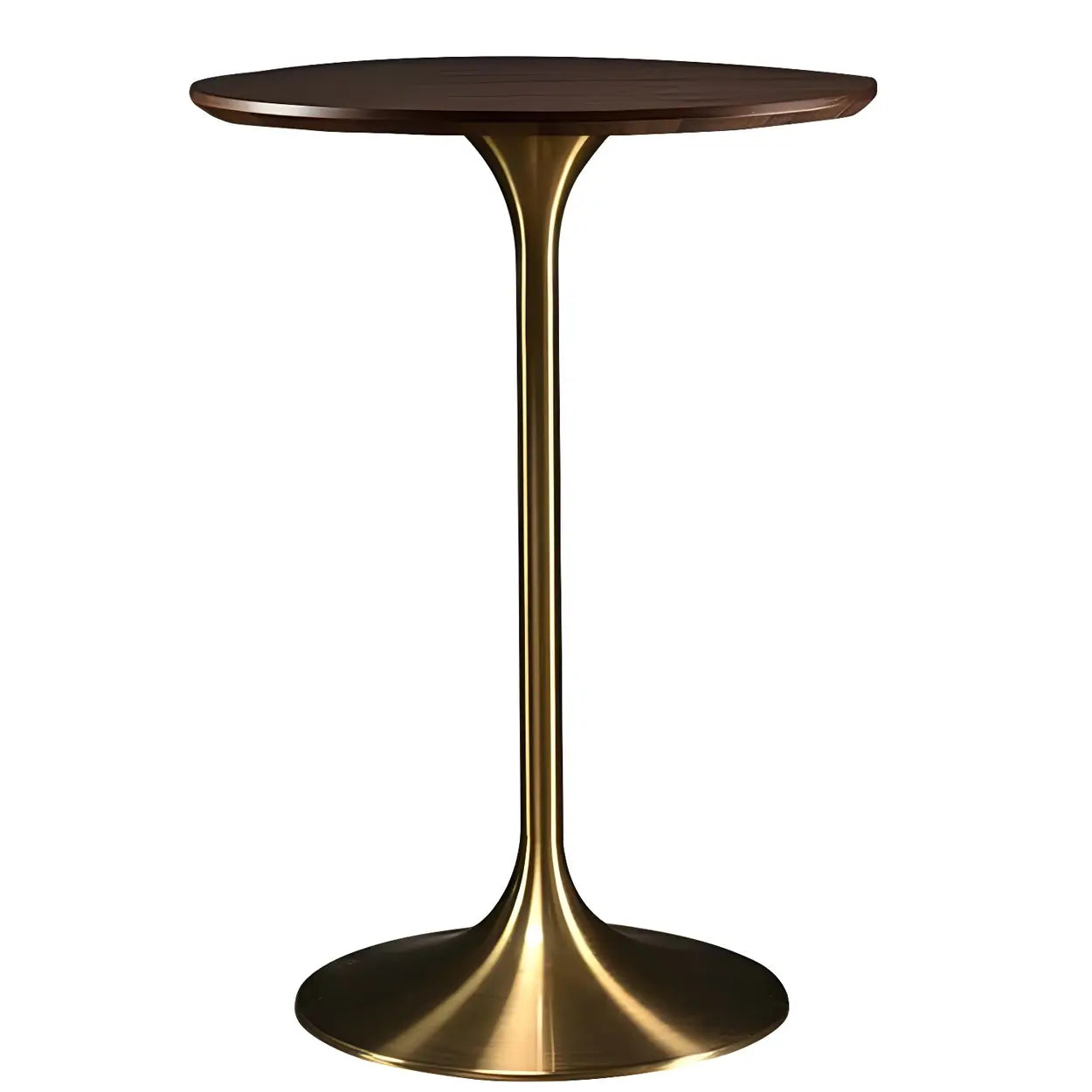 Minimalist Small Round Pedestal Bar Table