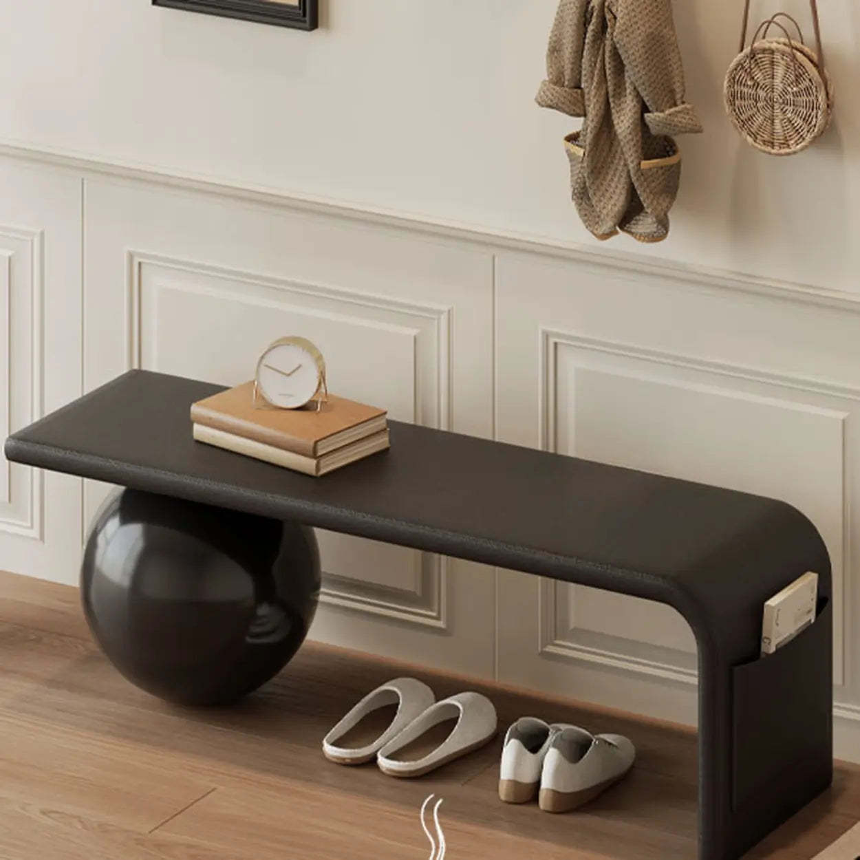 Minimalist Sphere Leg Bench Set