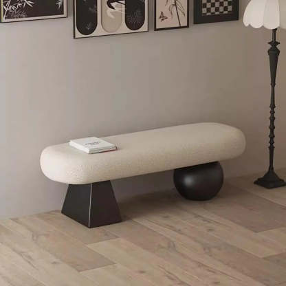 Minimalist Upholstered Living Room Bench