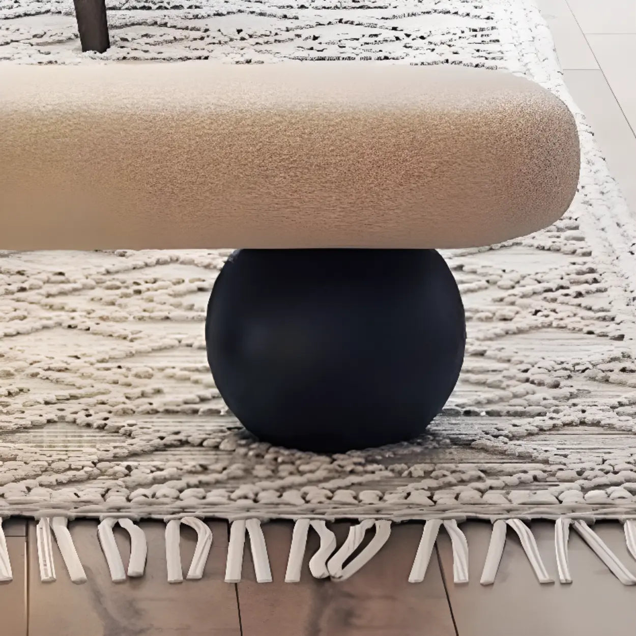 Minimalist Upholstered Living Room Bench