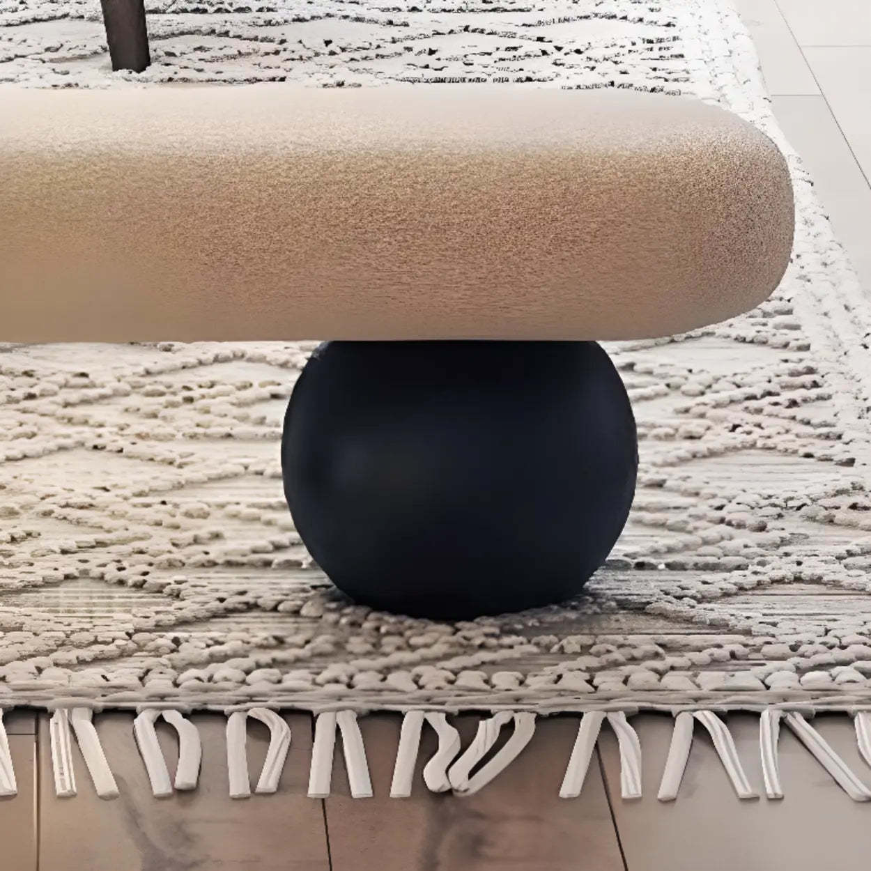 Minimalist Upholstered Living Room Bench