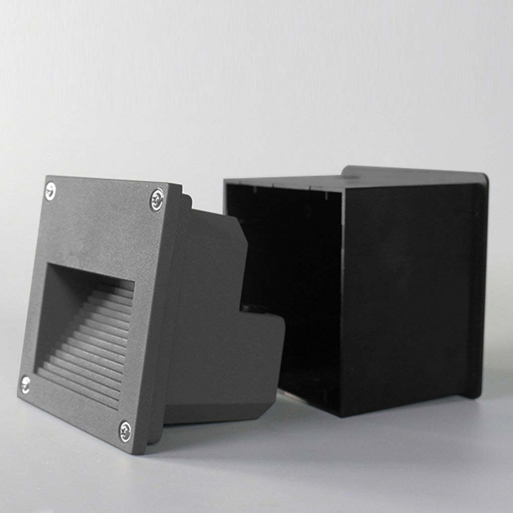 Modern Minimalist Waterproof Embedded Step Lights Wall Decorative Lamp for Outdoor Stairway-Lighom