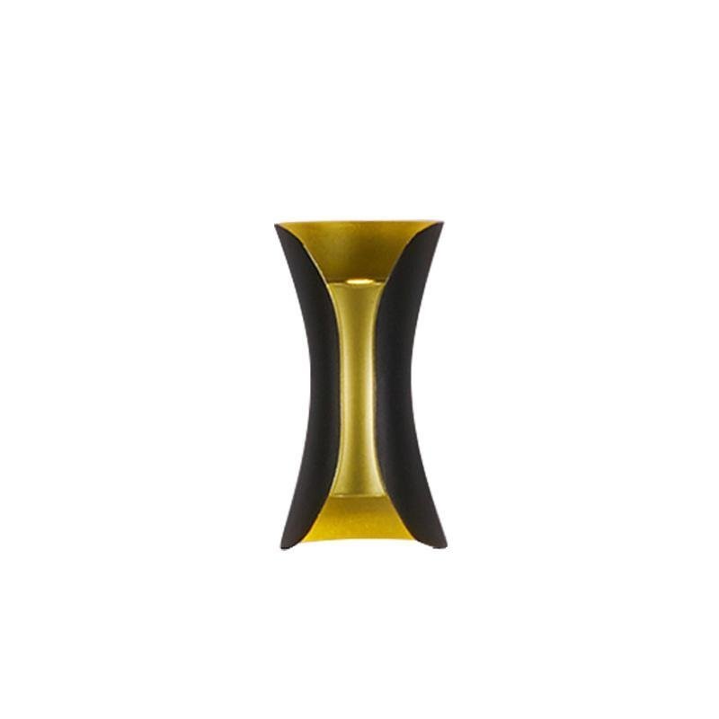 Curved LED Up and Down Lighting Waterproof Modern Outdoor Wall Lights-Lighom