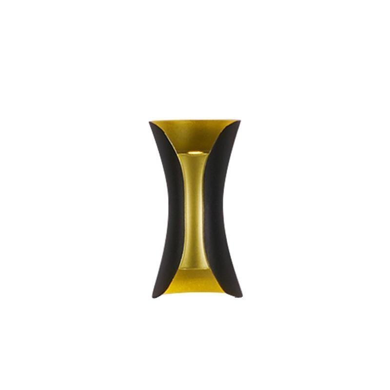 Curved LED Up and Down Lighting Waterproof Modern Outdoor Wall Lights-Lighom