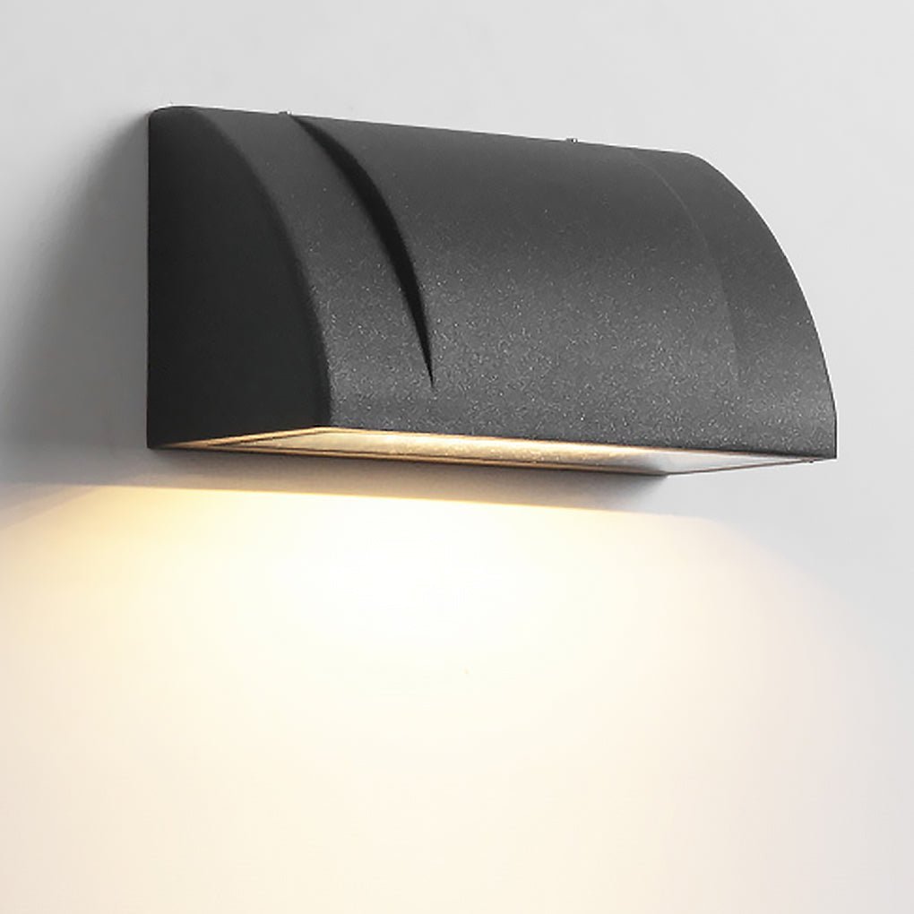 Modern Minimalist Waterproof Outdoor LED Wall Light for Patio Balcony Garden-Lighom