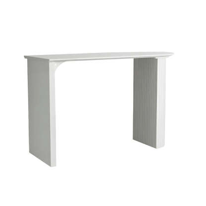 Minimalist White Counter Height Bar Table