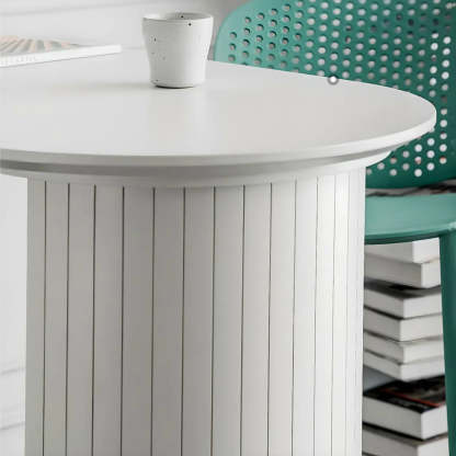 Minimalist White Counter Height Bar Table