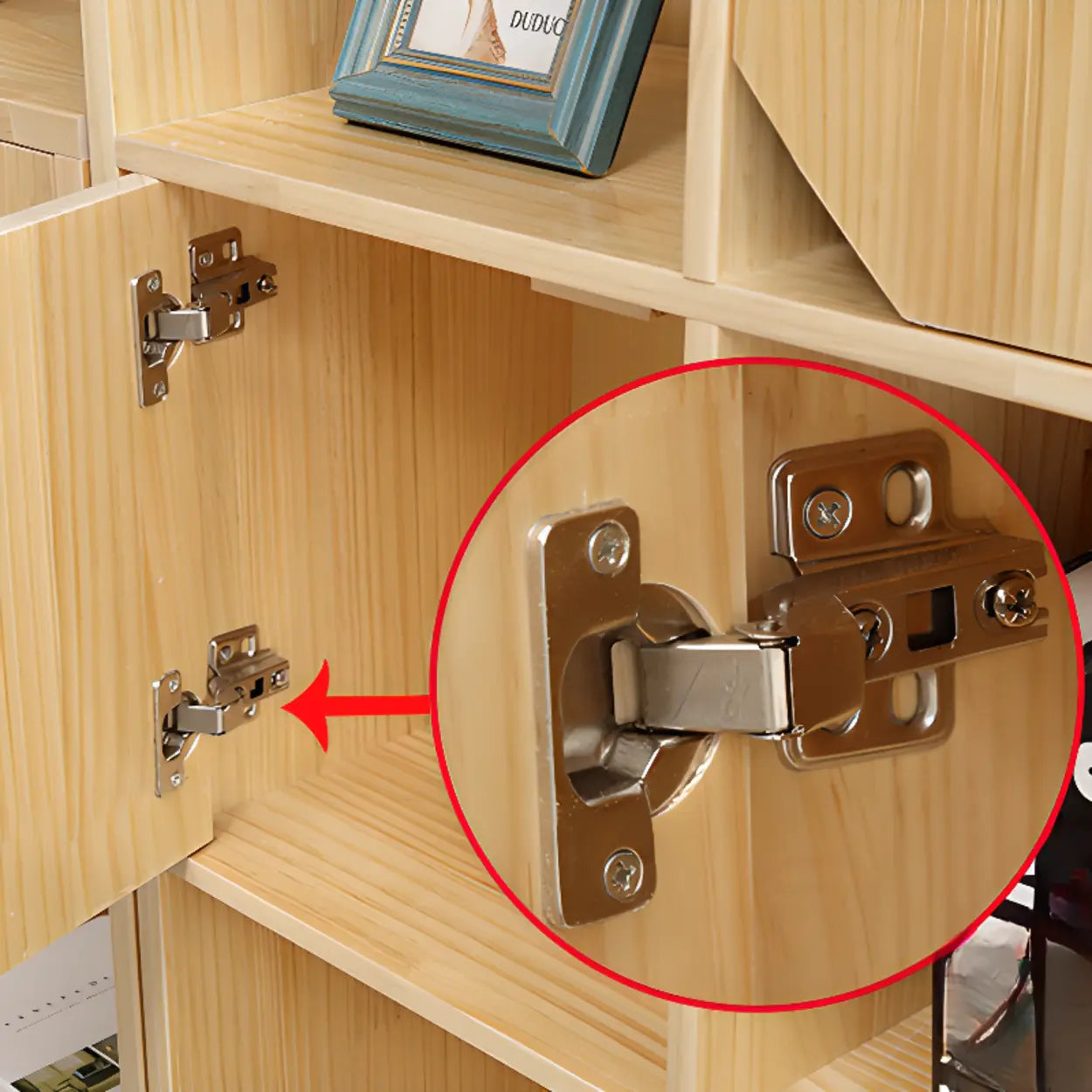Nordic Modular Wood Storage Bookcase