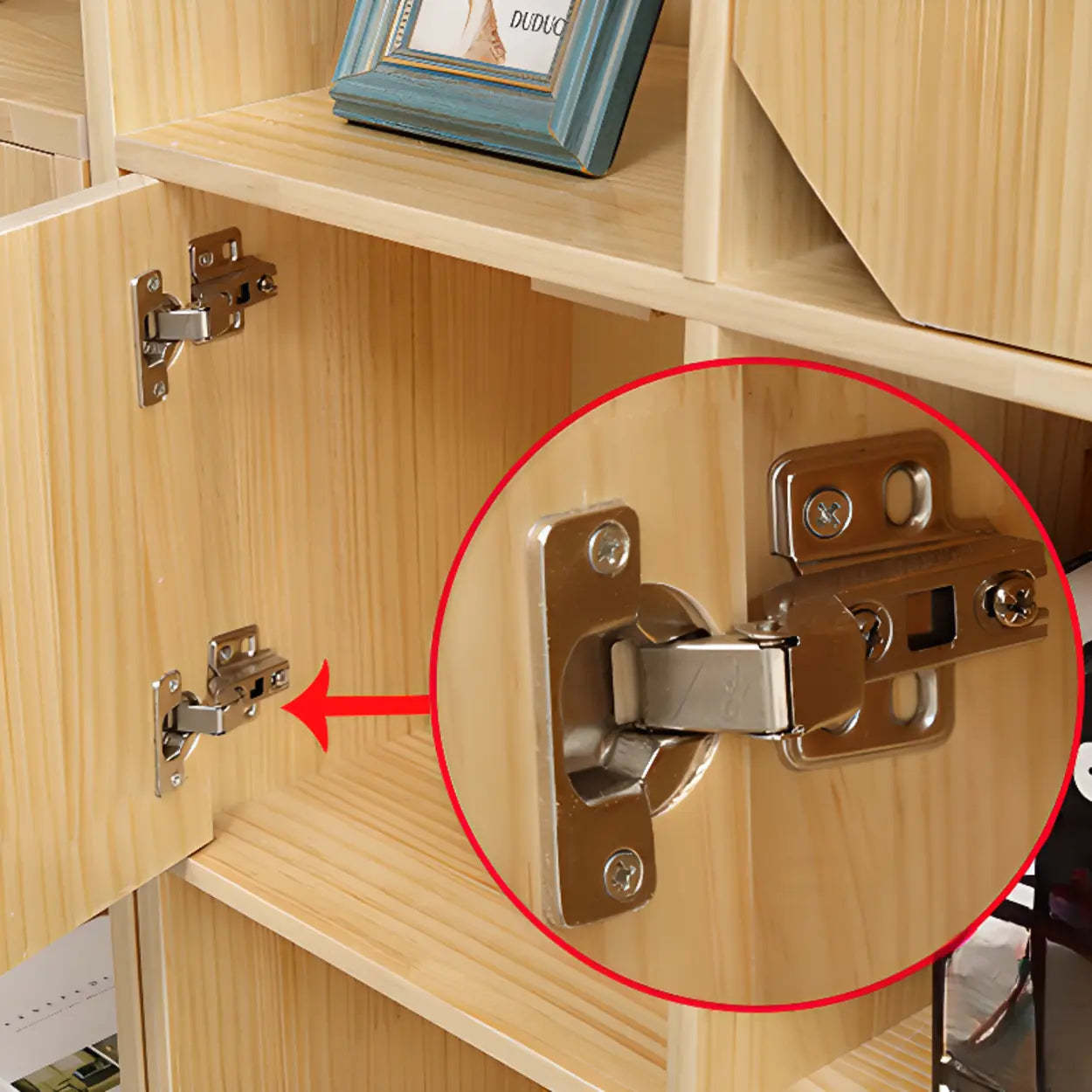 Nordic Modular Wood Storage Bookcase