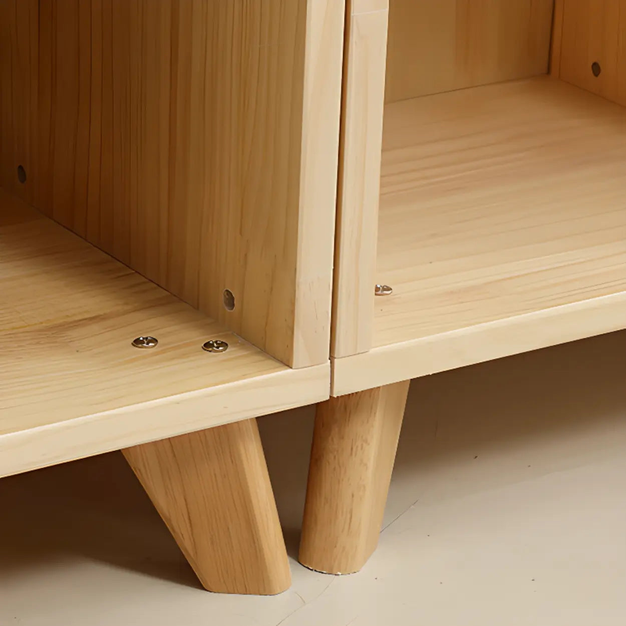 Nordic Modular Wood Storage Bookcase