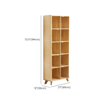 Nordic Modular Wood Storage Bookcase
