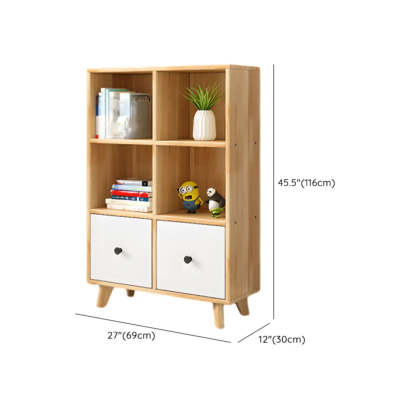 Nordic Modular Wood Storage Bookcase