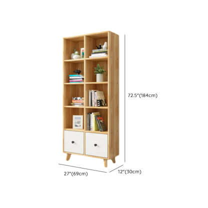 Nordic Modular Wood Storage Bookcase
