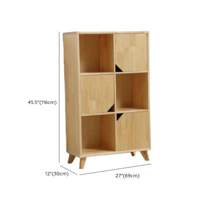 Nordic Modular Wood Storage Bookcase