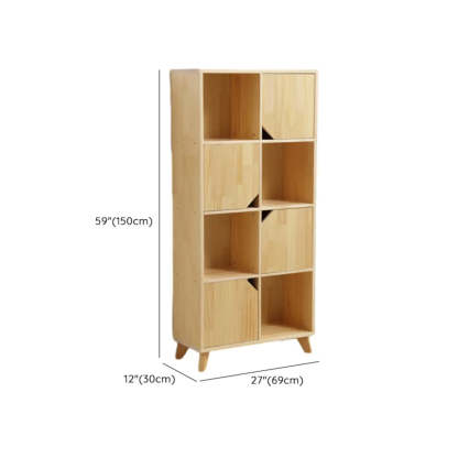 Nordic Modular Wood Storage Bookcase