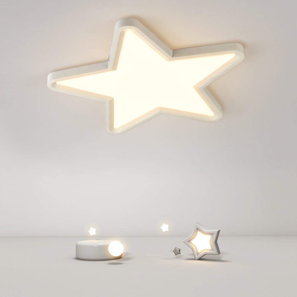 Nordic Star LED Dimmable Flush Mount Remote Light