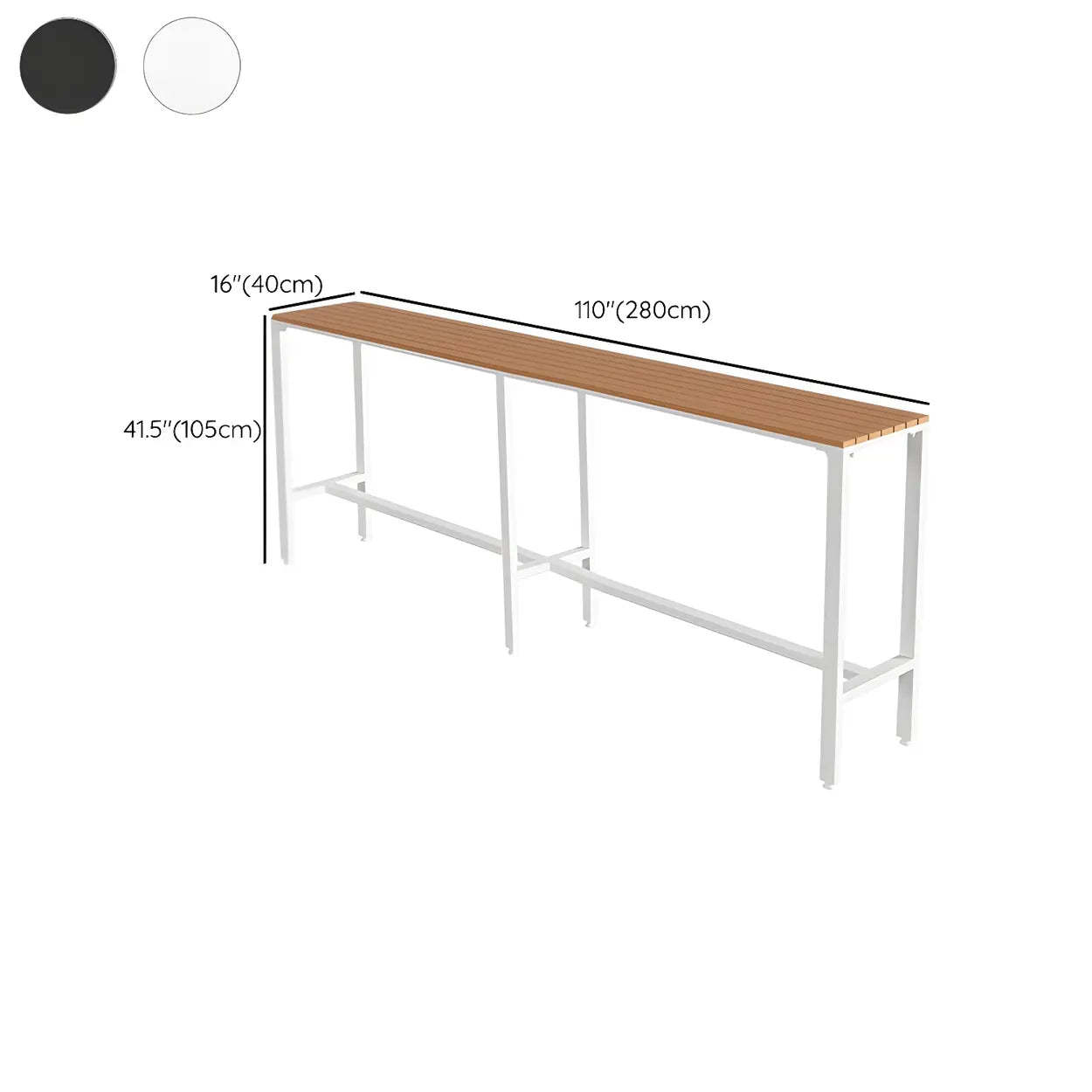 Modern Outdoor Counter-Height Bar Table