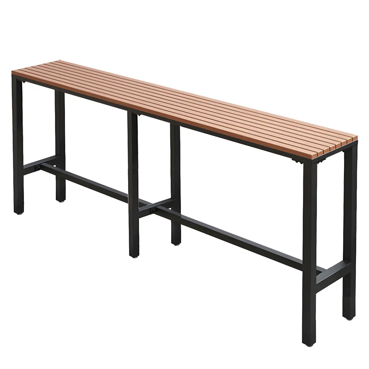 Modern Outdoor Counter-Height Bar Table — White / Table Only