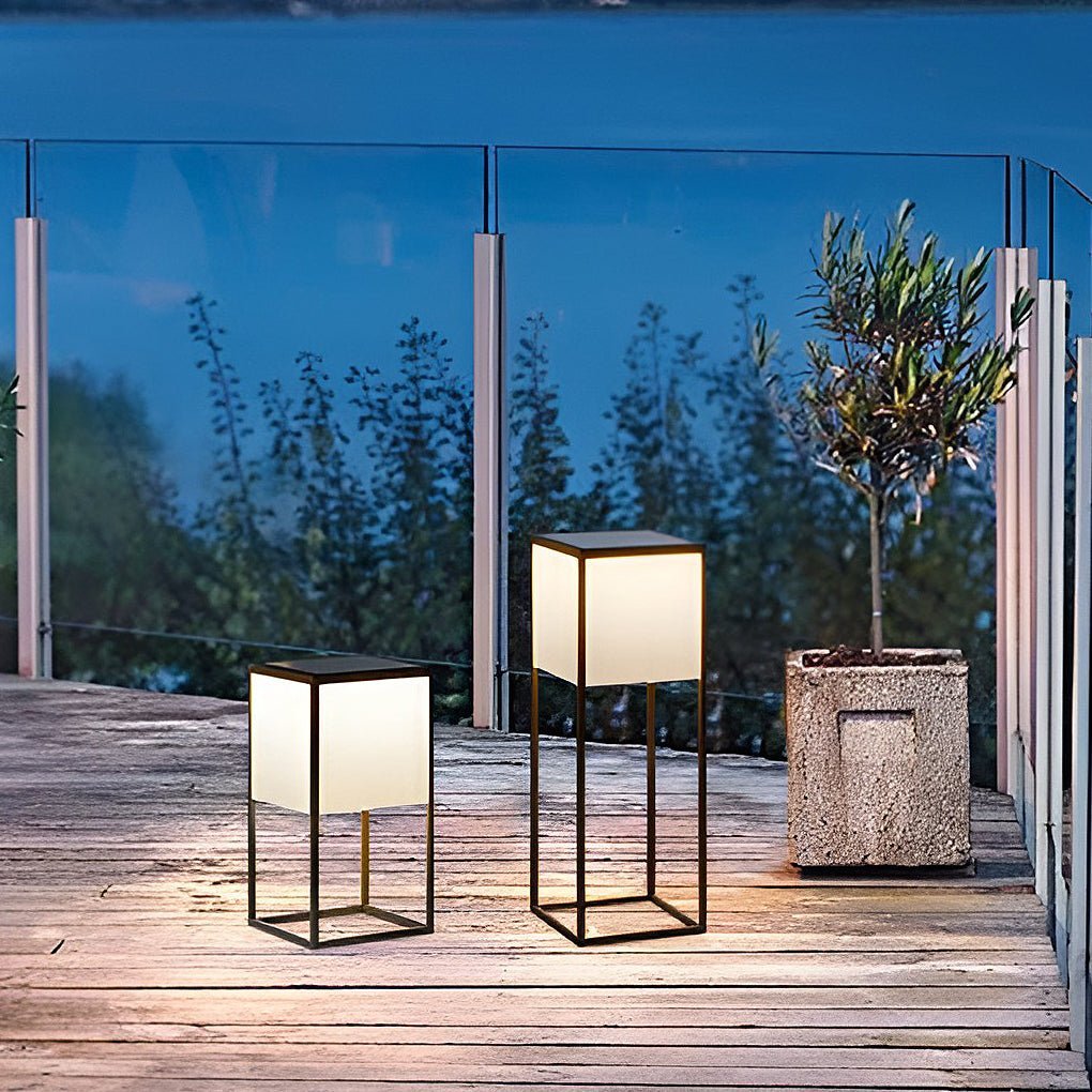 Modern Outdoor Post Lights Solar Deck Post Lights Garden Lights Outside Lights-Lighom