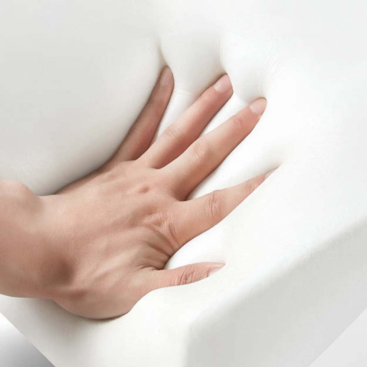 Modern Plush White Accent Chair with Arms