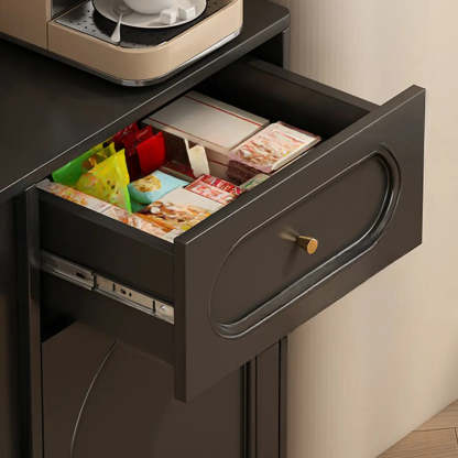 Modern Rattan Sideboard with Storage Drawers