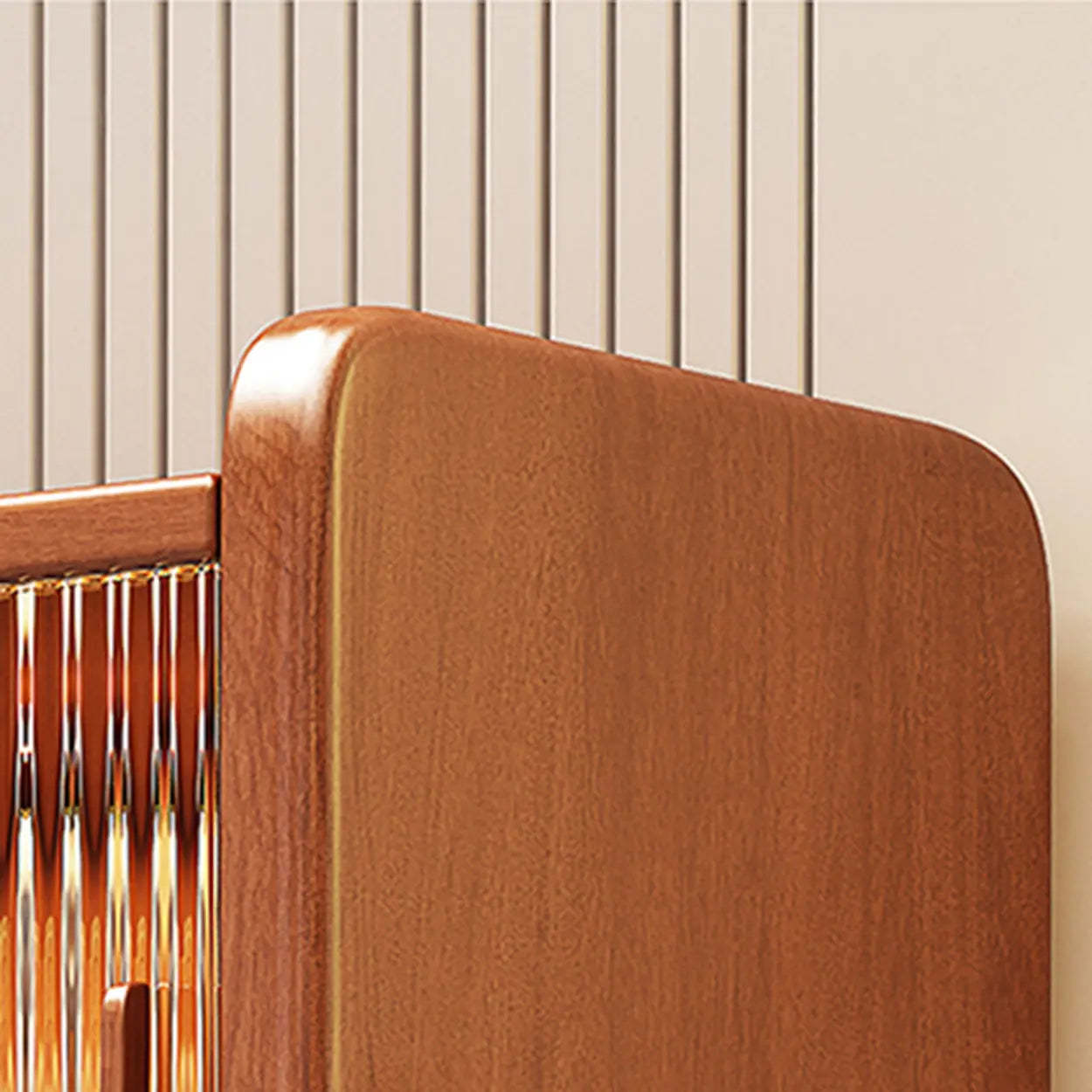 Modern Rectangular 5-Tier Vertical Bookcase