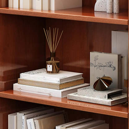 Modern Rectangular 5-Tier Vertical Bookcase