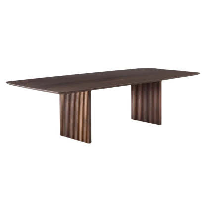 Modern Rectangle Walnut Large Dining Table