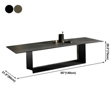 Rectangular Black Dining Table