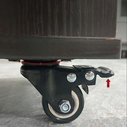Modern Marble Storage Dining Table with Wheels