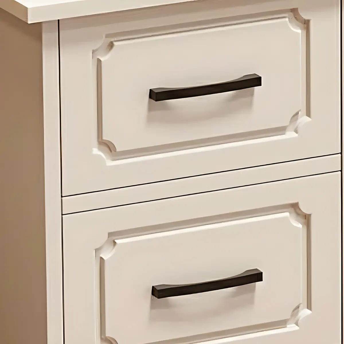 Modern White Wood Bedroom Makeup Vanity