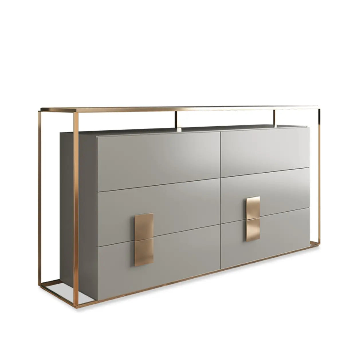 Modern Rectangular Wood Black Entry Console — Black / 3