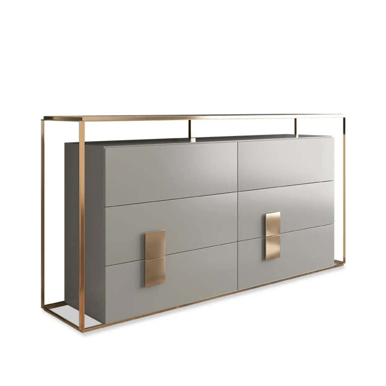 Modern Rectangular Wood Black Entry Console — Black / 3