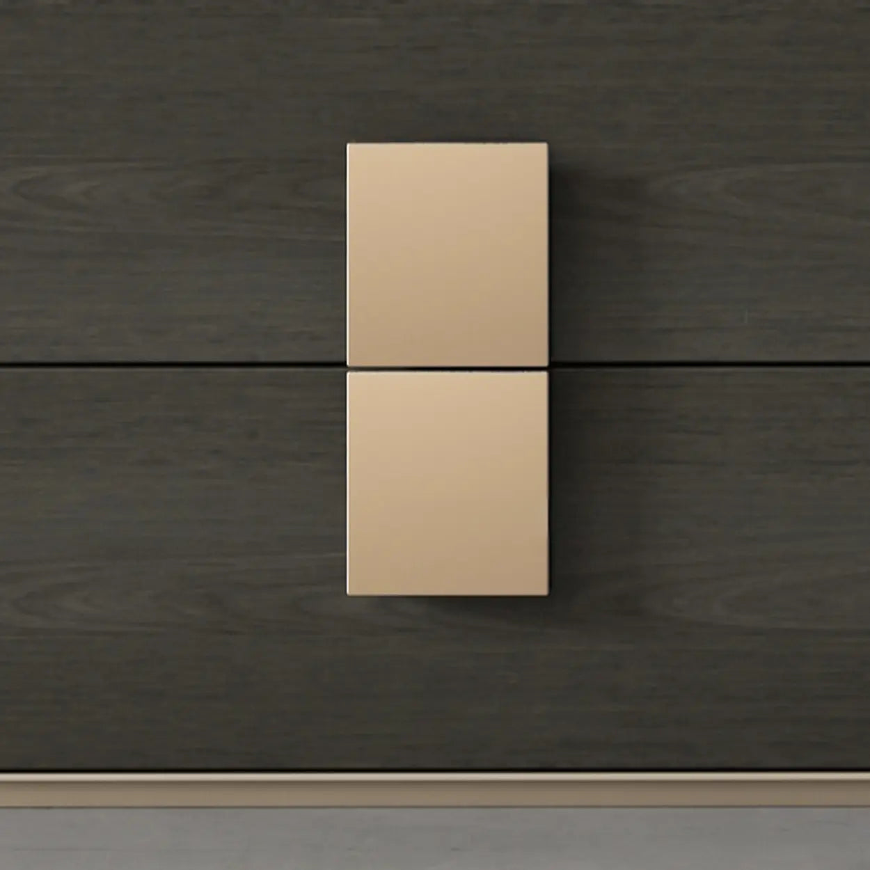 Modern Rectangular Wood Black Entry Console — Matte Black / 3