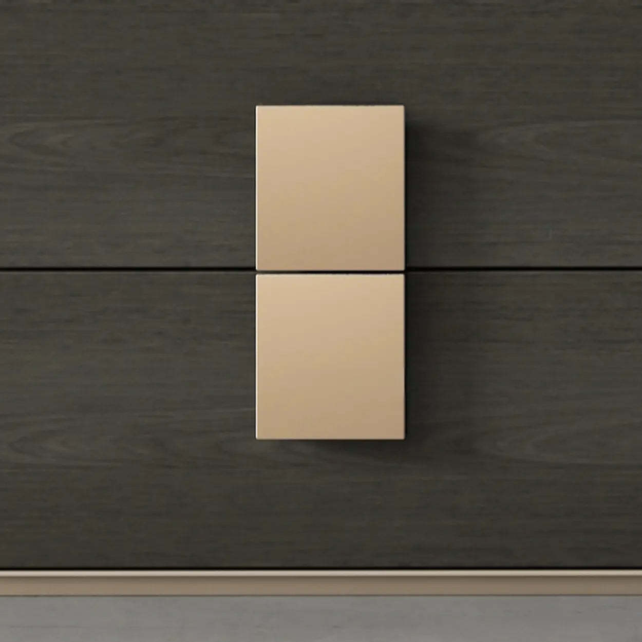 Modern Rectangular Wood Black Entry Console — Matte Black / 3