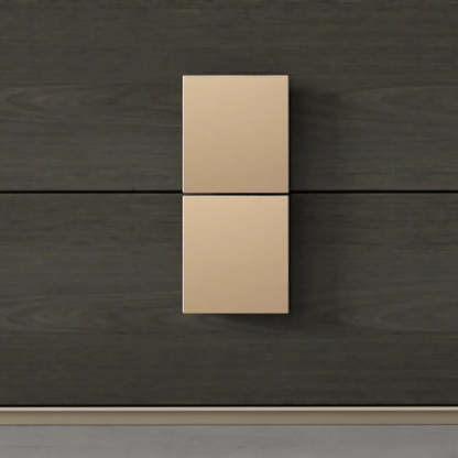 Modern Rectangular Wood Black Entry Console — Matte Black / 3