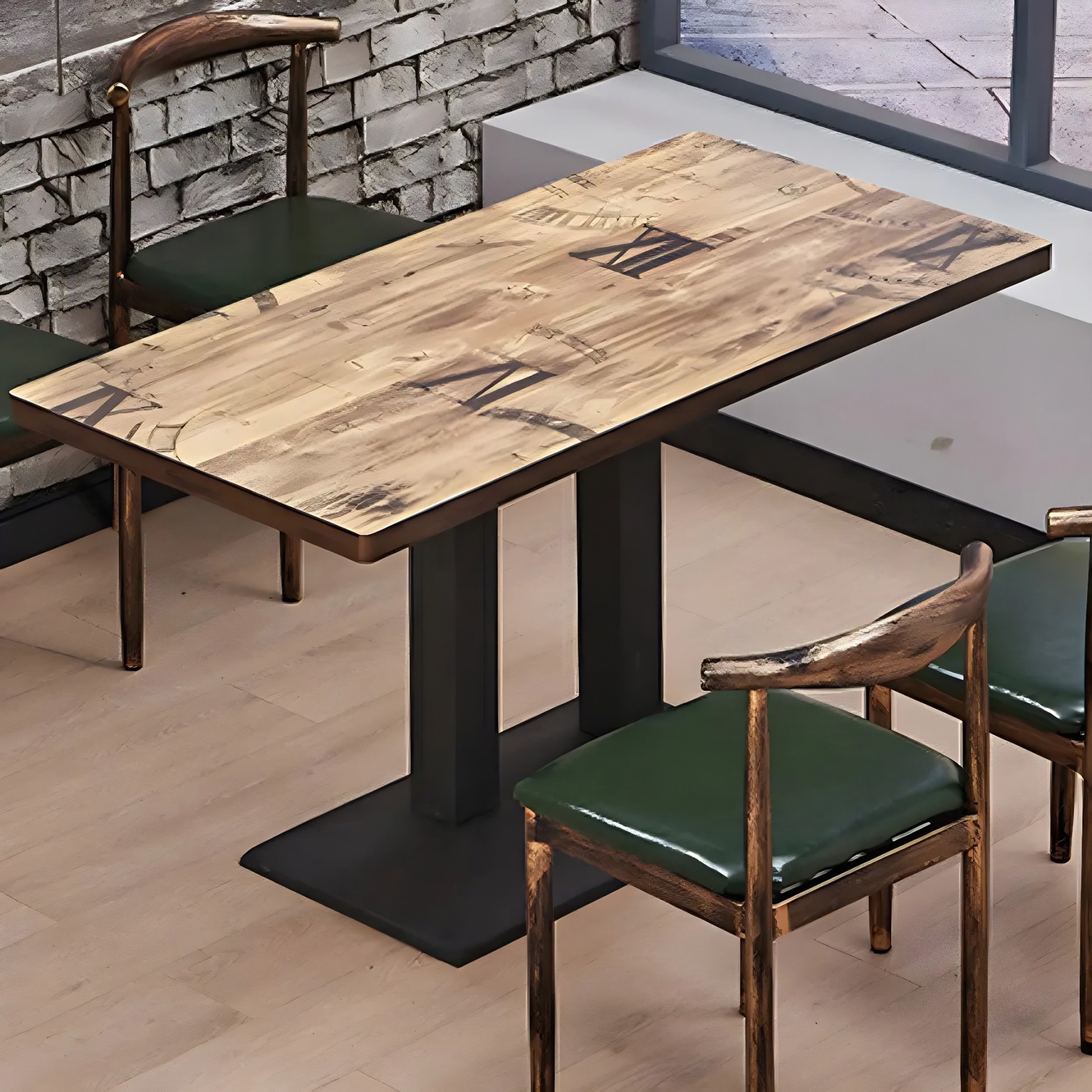 Modern Rectangular Wood Dining Table