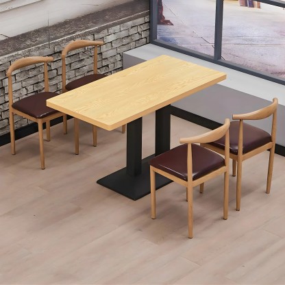 Modern Rectangular Wood Dining Table