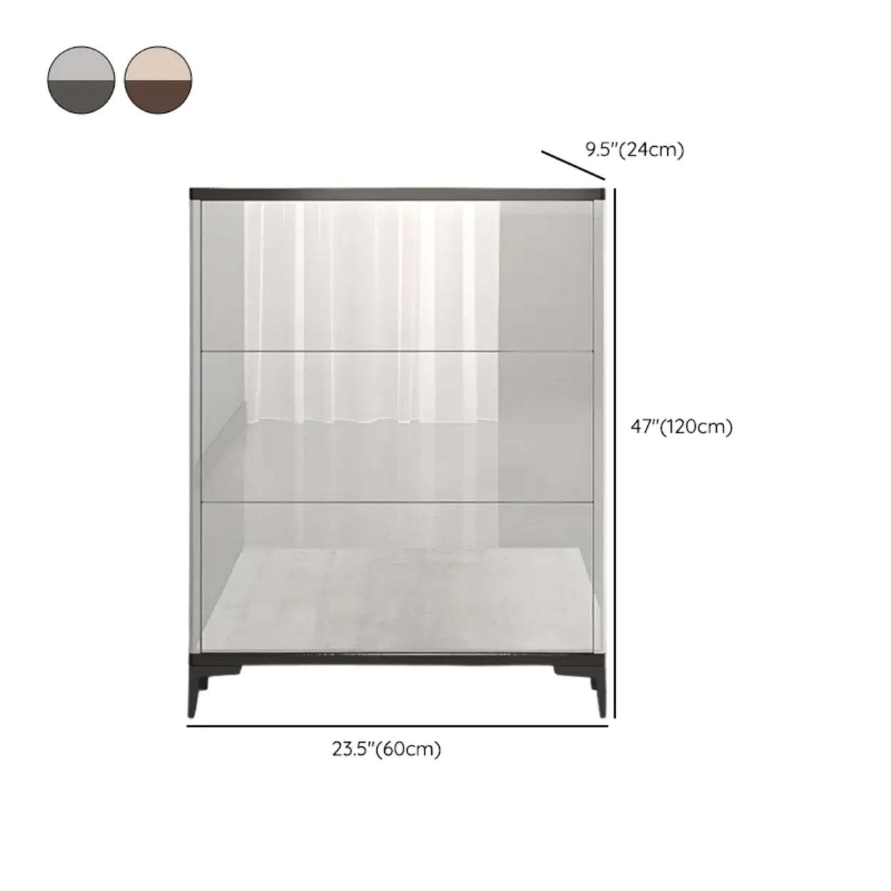 Modern Cream Wood Large Entryway Shoe Cabinet — Grey / Stool Included