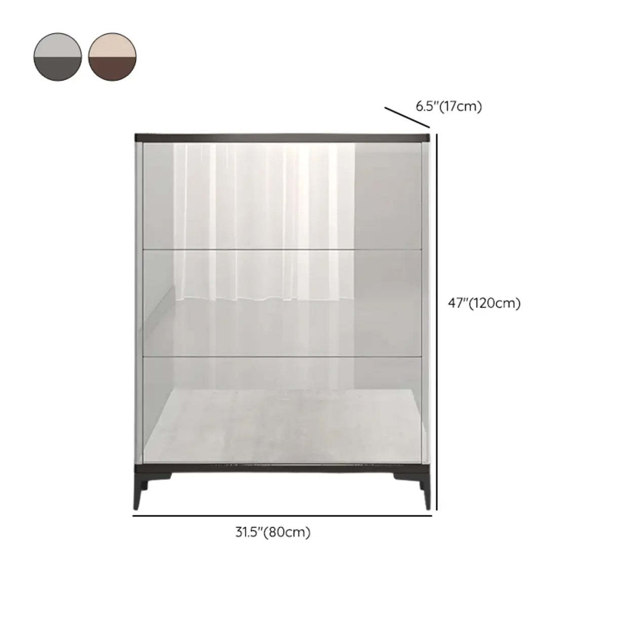Modern Cream Wood Large Entryway Shoe Cabinet