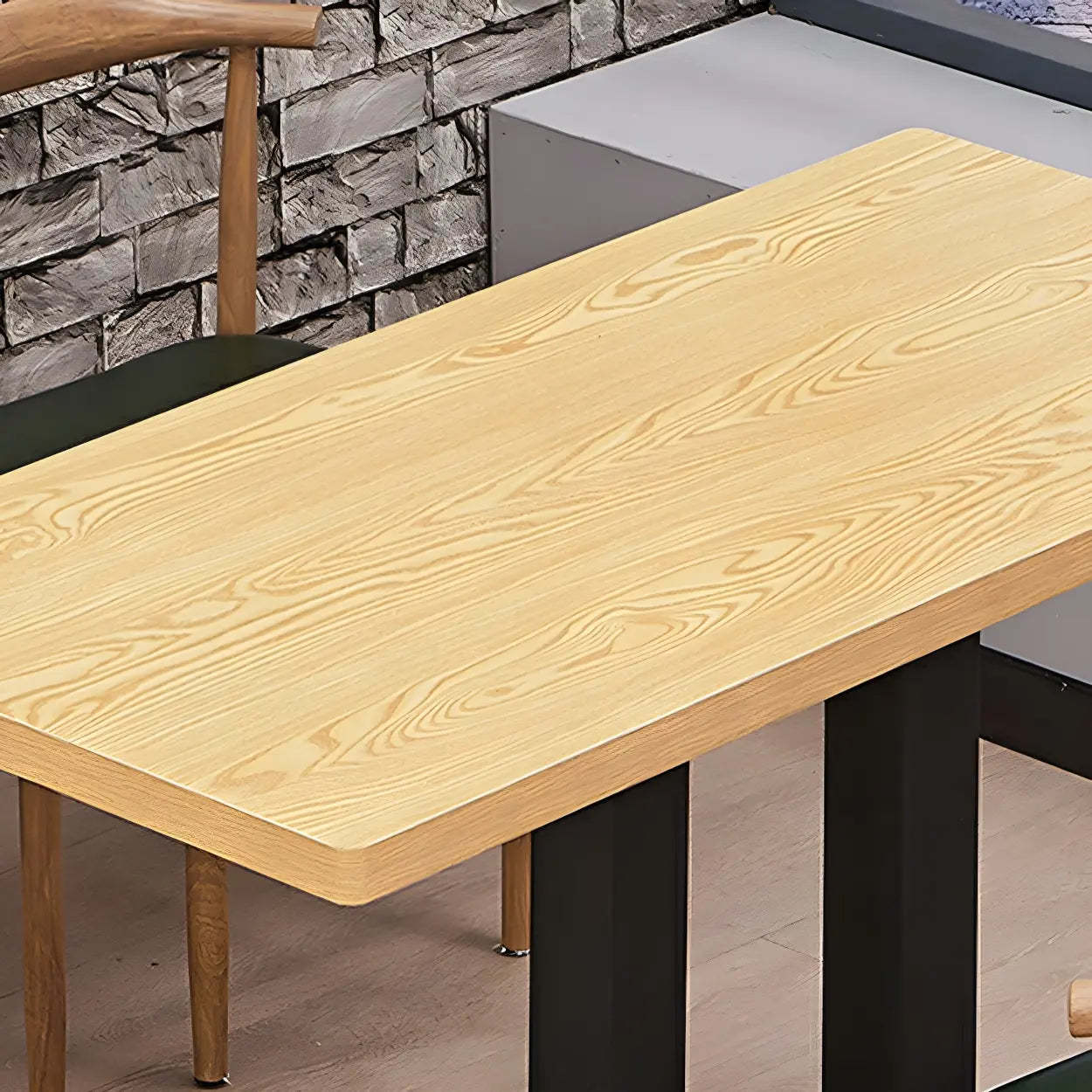 Modern Rectangular Wood Dining Table