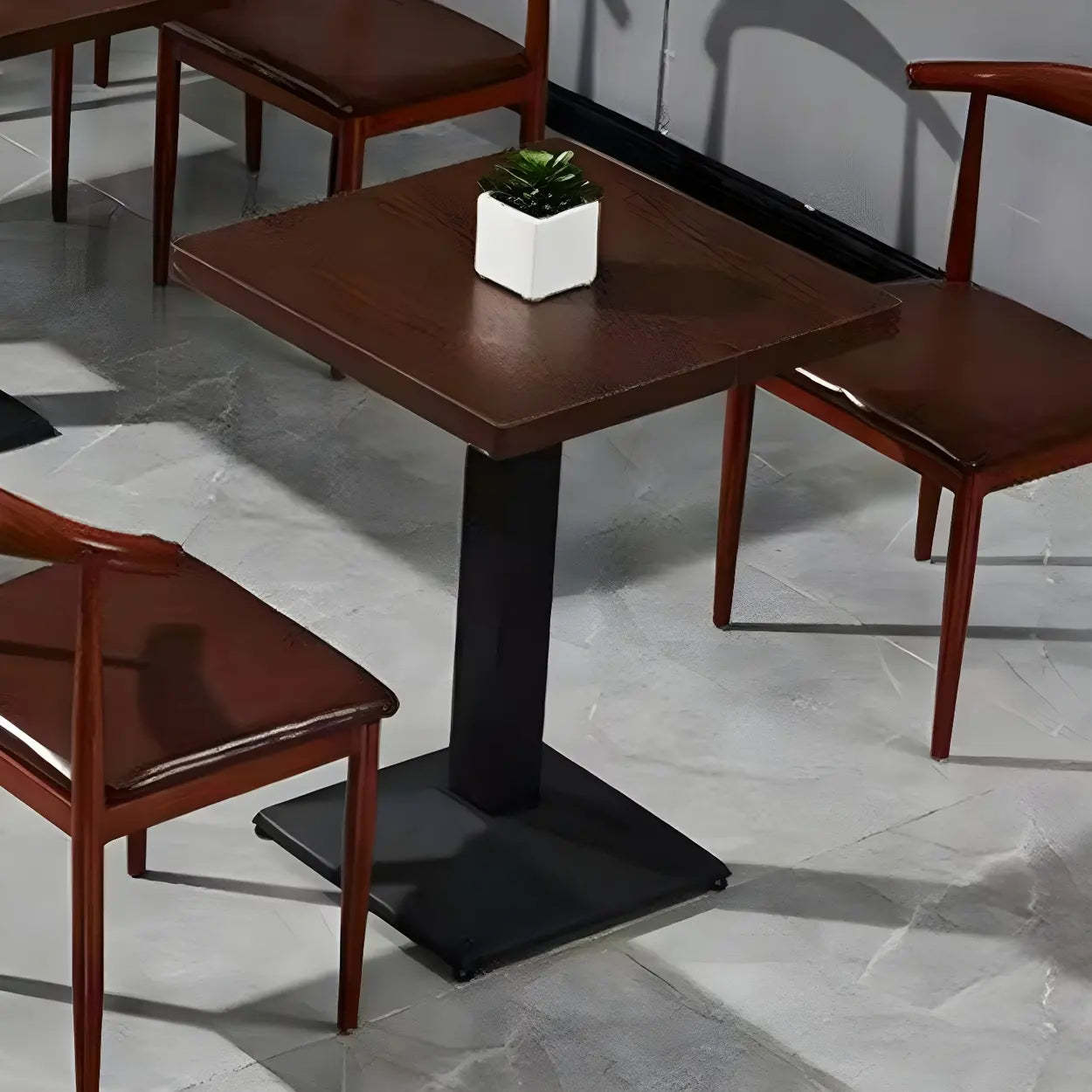 Modern Rectangular Wood Dining Table