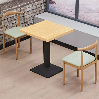 Modern rectangular dining tables in wood — 23.6"L x 23.6"W x 29.5"H / Walnut