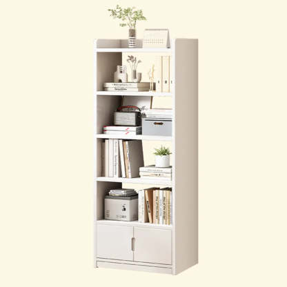 Modern Rectangular Wood Brown Bookcase