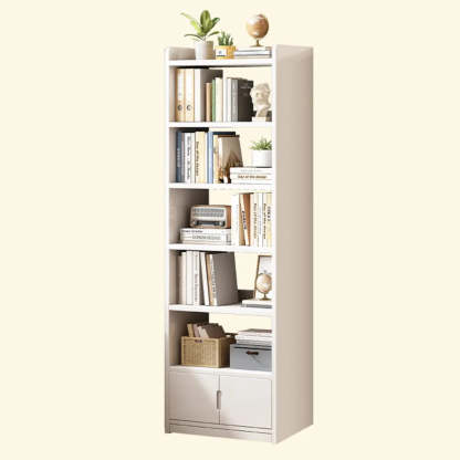 Modern Rectangular Wood Brown Bookcase