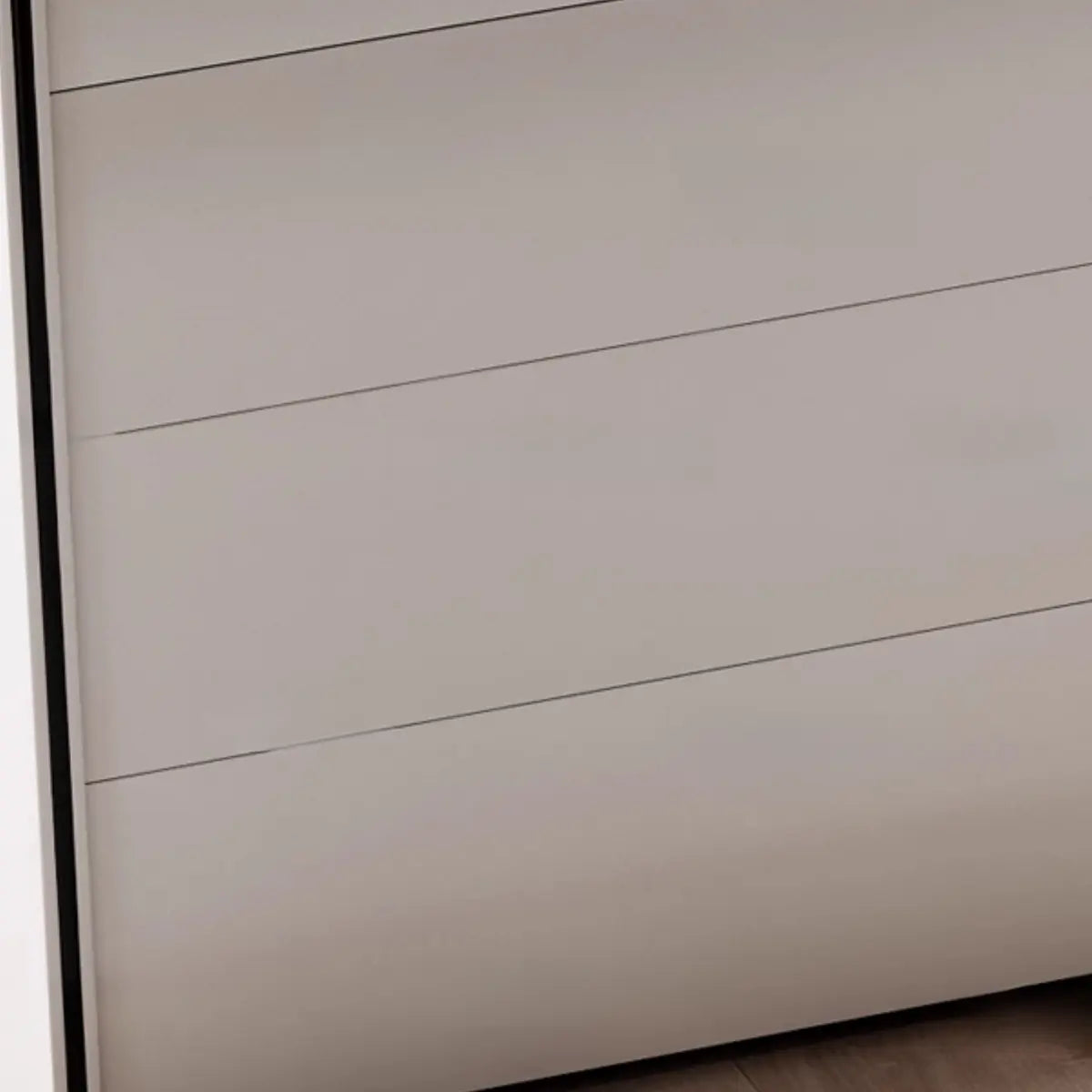 Modern White Wood Wall-Mounted Vanity Table