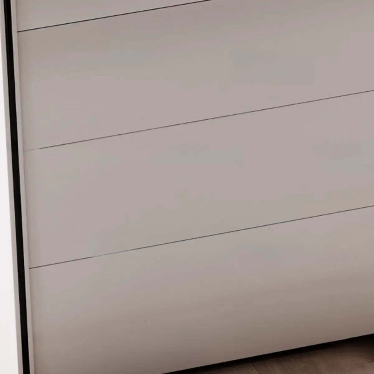 Modern White Wood Wall-Mounted Vanity Table