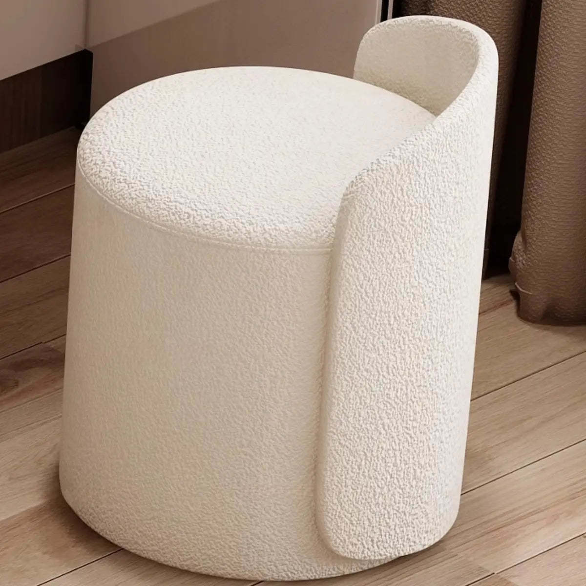Modern White Wood Wall-Mounted Vanity Table