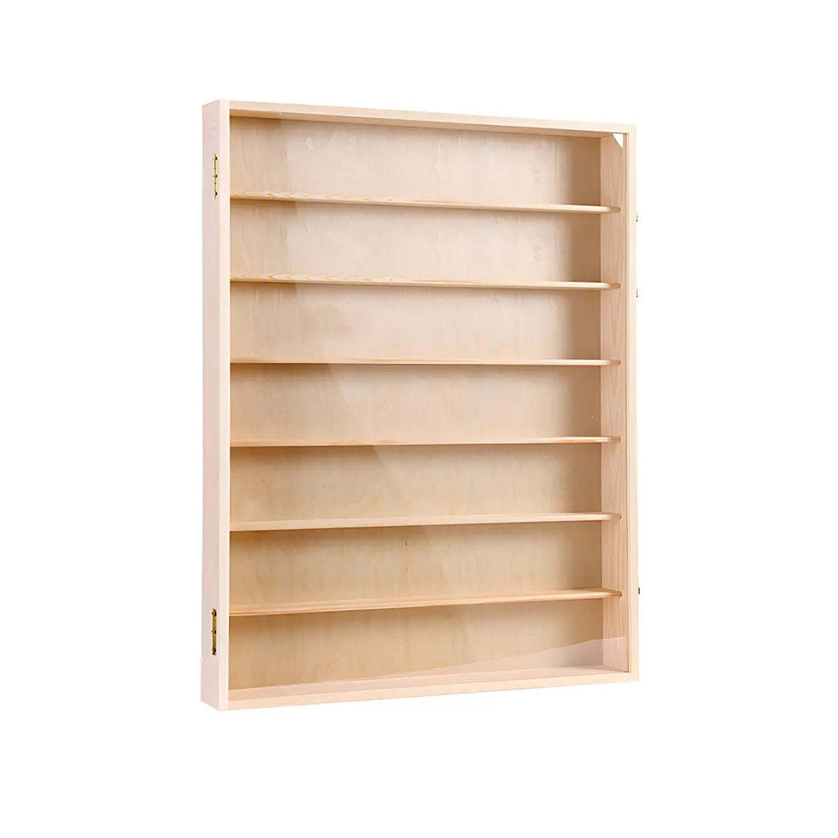 Rectangular Pine Display Cabinet